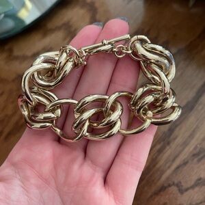 Gold Chunky Chain Link Bracelet - Women Jewelry